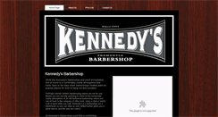Desktop Screenshot of kennedysbarbershop.com.au